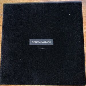 Dolce & Gabbana Black Velvet Jewelry Box